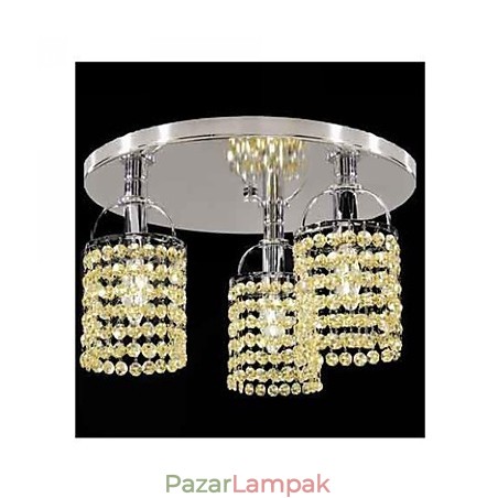 Modern, modern kristályból galvanizált fém csillár süllyesztett tartó Modern, modern kristályból galvanizált fém csillár süllyesztett tartó
