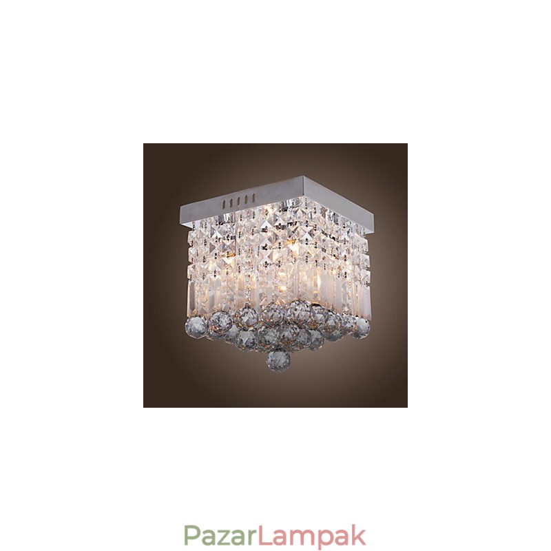 Modern, modern kristály mini stílusú süllyesztett tartó