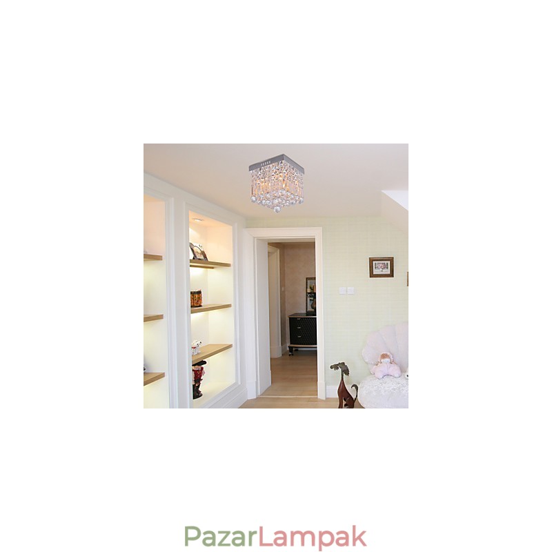 Modern, modern kristály mini stílusú süllyesztett tartó