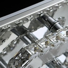 Modern modern Crystal króm fém süllyesztett tartó