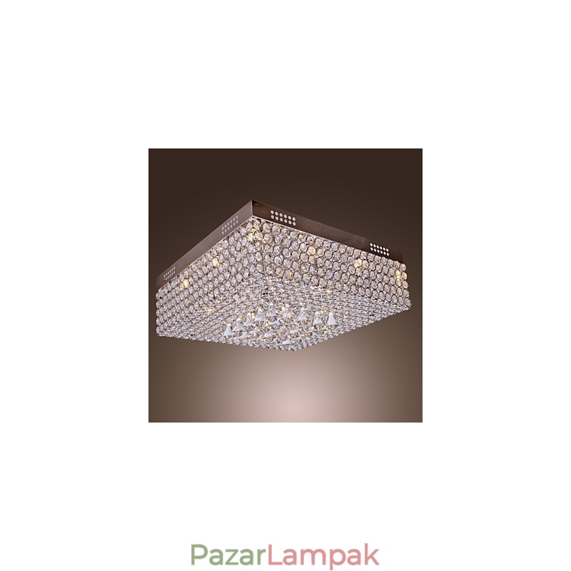 Kristály gyöngyös mennyezeti lámpa 45 színnel