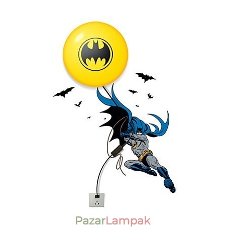 Kreatív divat Batman tapéta Diy Wall Stick Kis éjszakai lámpa fali lámpa fények Kreatív divat Batman tapéta Diy Wall Stick Kis éjszakai lámpa fali lámpa fények