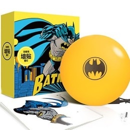 Kreatív divat Batman tapéta Diy Wall Stick Kis éjszakai lámpa fali lámpa fények