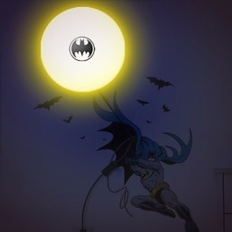 Kreatív divat Batman tapéta Diy Wall Stick Kis éjszakai lámpa fali lámpa fények