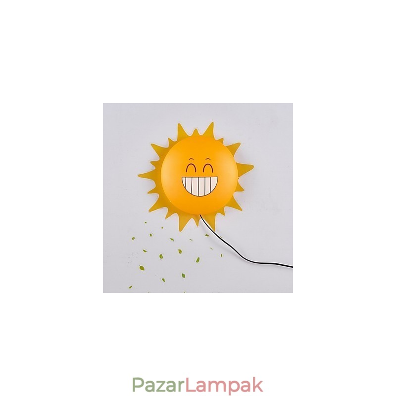 Tapéta Fali lámpák Virág Arc barkácsolás Szórakozás Légkör Éjszakai lámpa Gyerek Éjjeli lámpa Dekoráció Nap