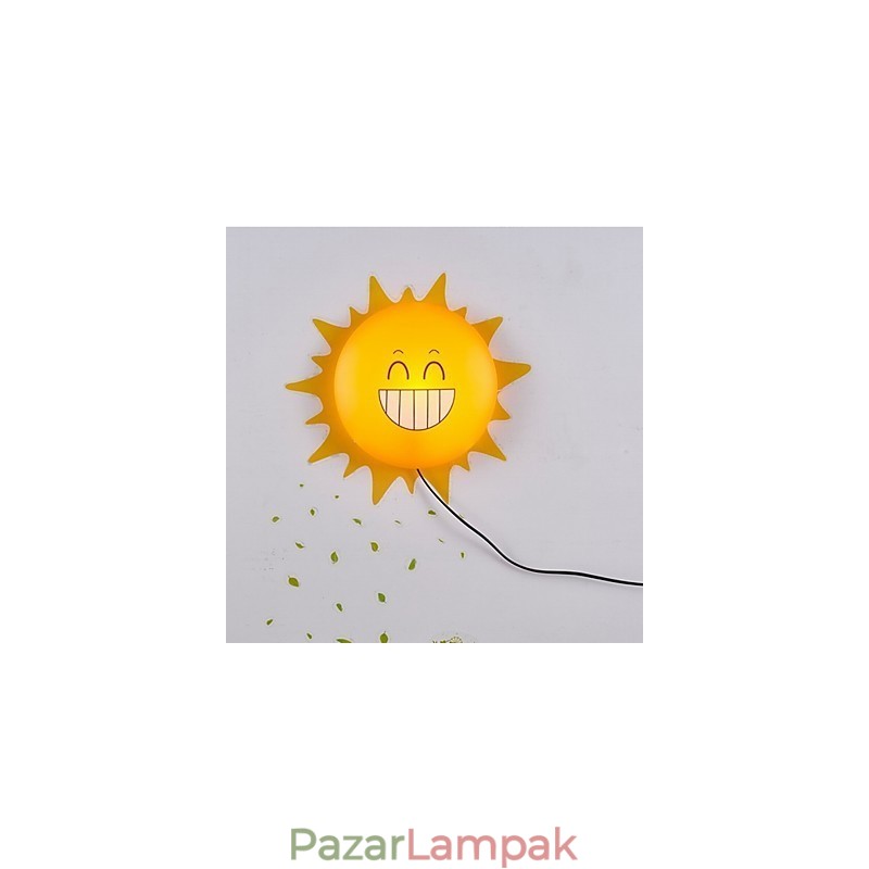 Tapéta Fali lámpák Virág Arc barkácsolás Szórakozás Légkör Éjszakai lámpa Gyerek Éjjeli lámpa Dekoráció Nap
