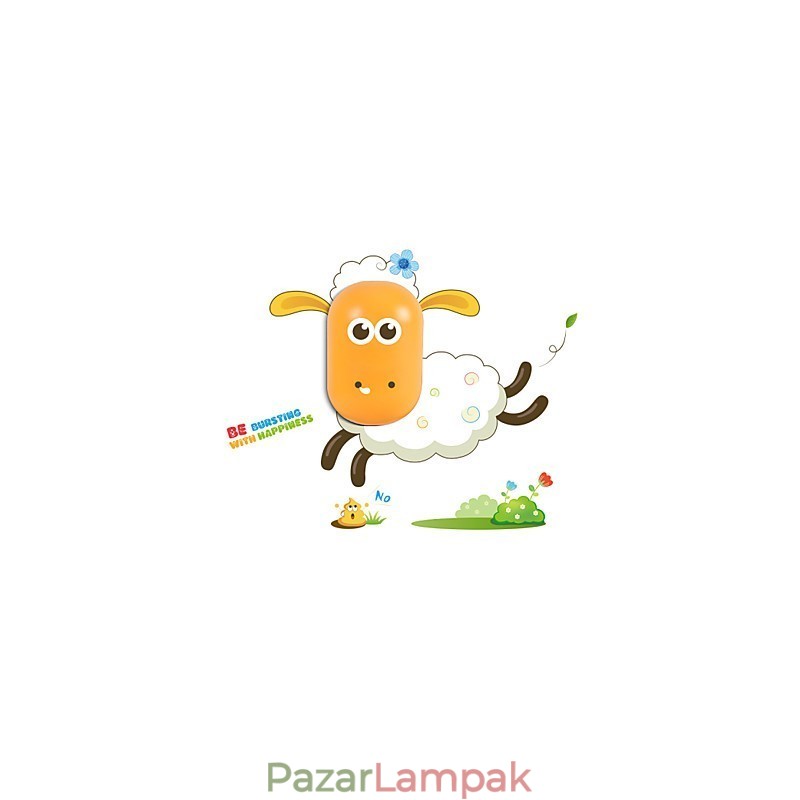 9*6*Szórakoztató játék a Creative Spirit intelligens fényvezérléssel Kis éjszakai fény gyerek fali lámpa