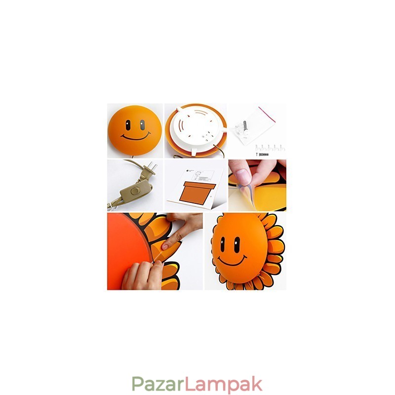 Falikarok Modern kortárs kreatív 3D tapéta fali lámpa