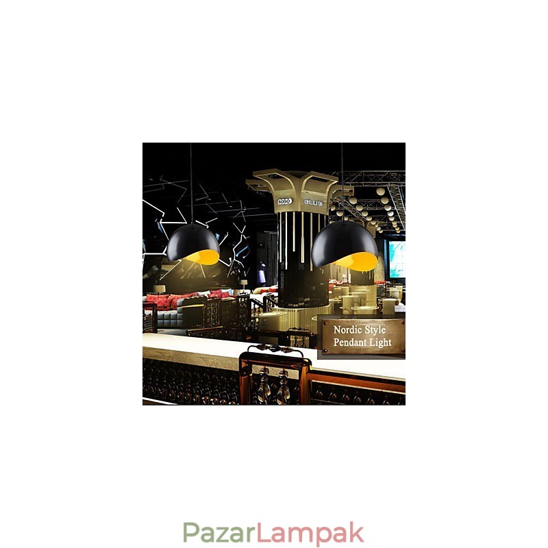 Retro Apple függesztett villanykörte talpú csepplámpa