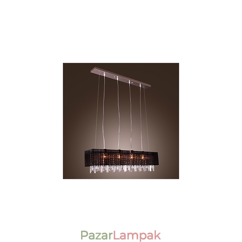 Modern kortárs Island Crystal Egyéb fém függőlámpa