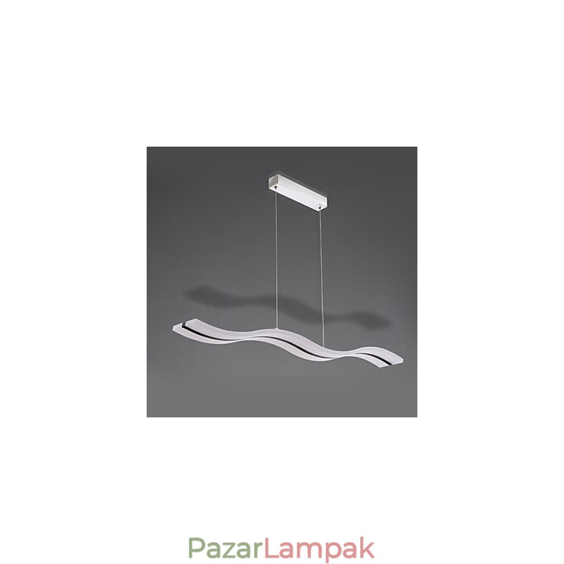Modern, modern króm függőlámpa