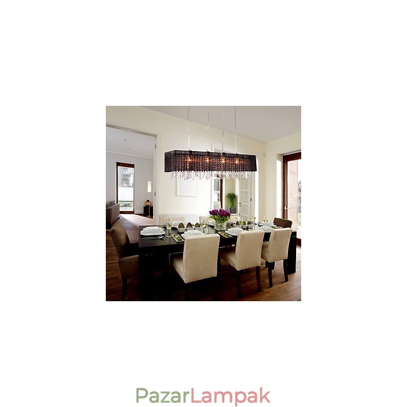 Modern kortárs Island Crystal Egyéb fém függőlámpa