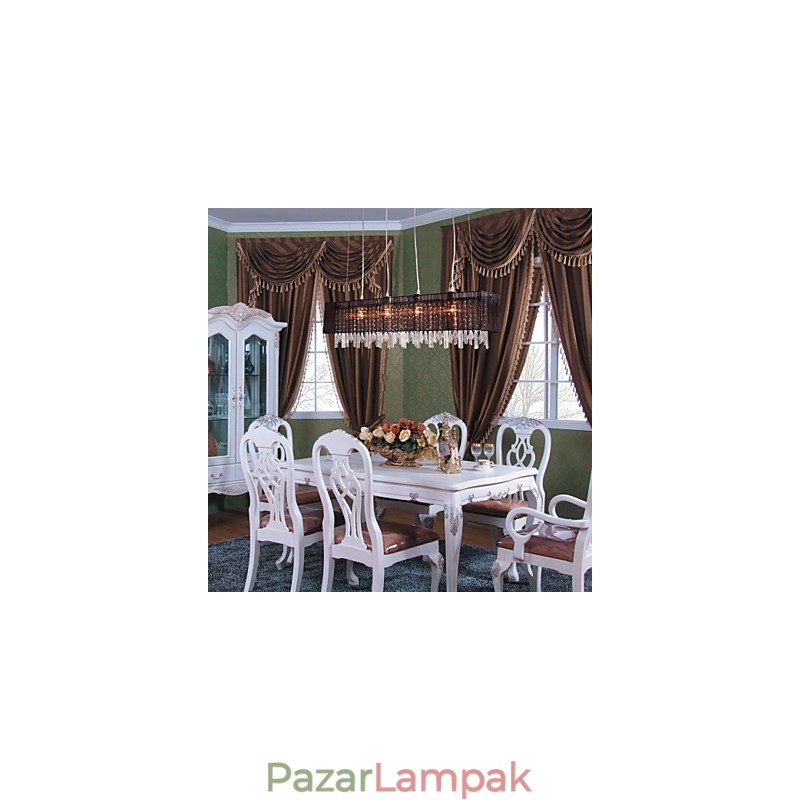 Modern kortárs Island Crystal Egyéb fém függőlámpa