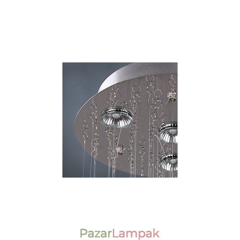 Csillár luxus modern kristály 4 lámpák