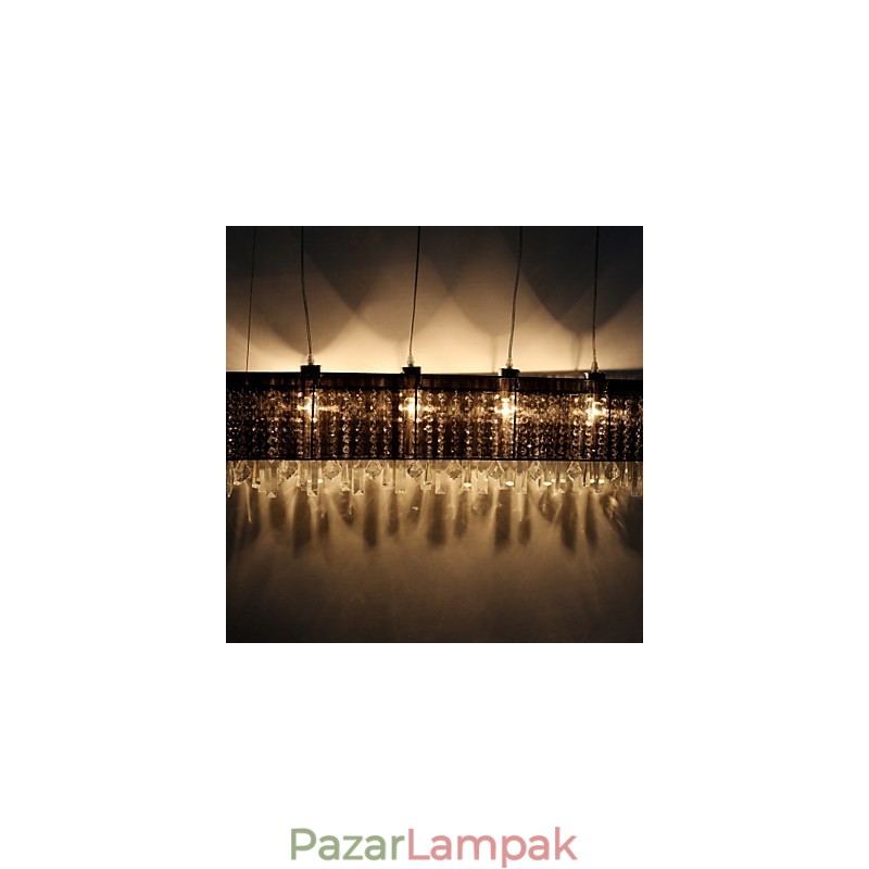 Modern kortárs Island Crystal Egyéb fém függőlámpa