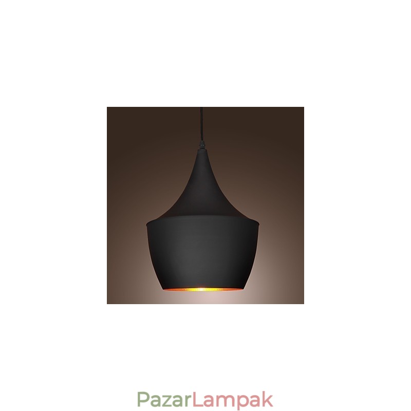 Függeszték Retro Vintage Tom Dixon Design fekete