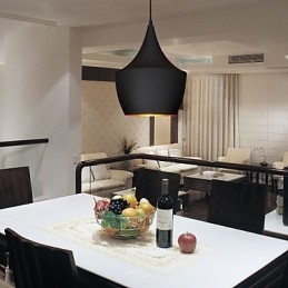 Függeszték Retro Vintage Tom Dixon Design fekete