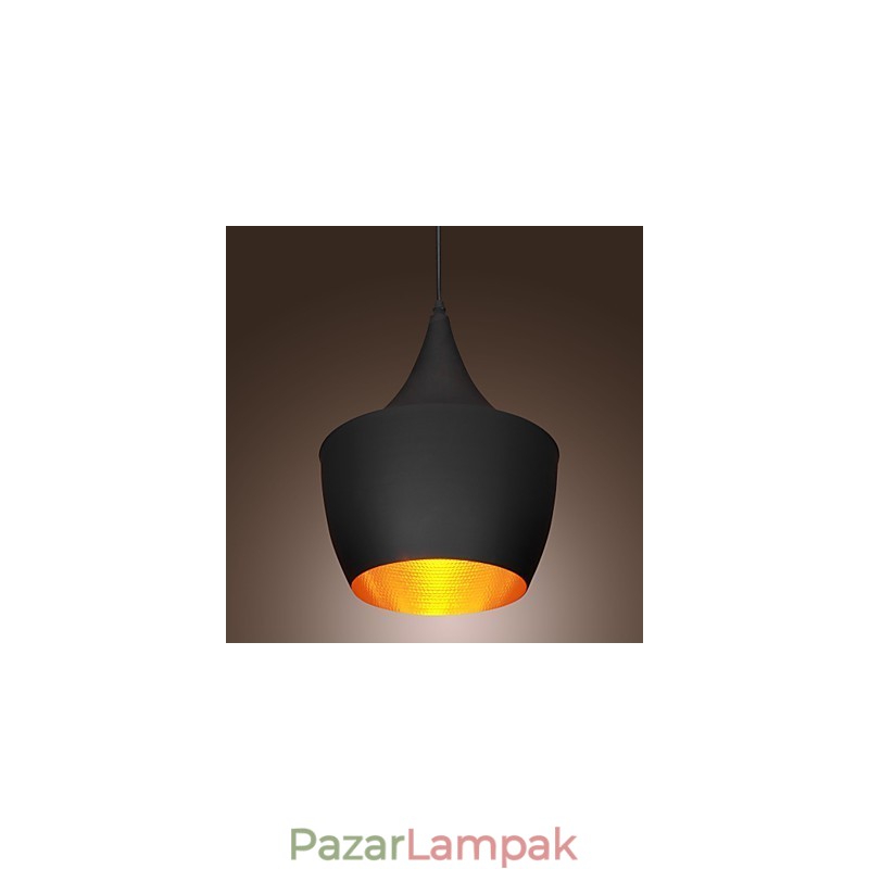 Függeszték Retro Vintage Tom Dixon Design fekete