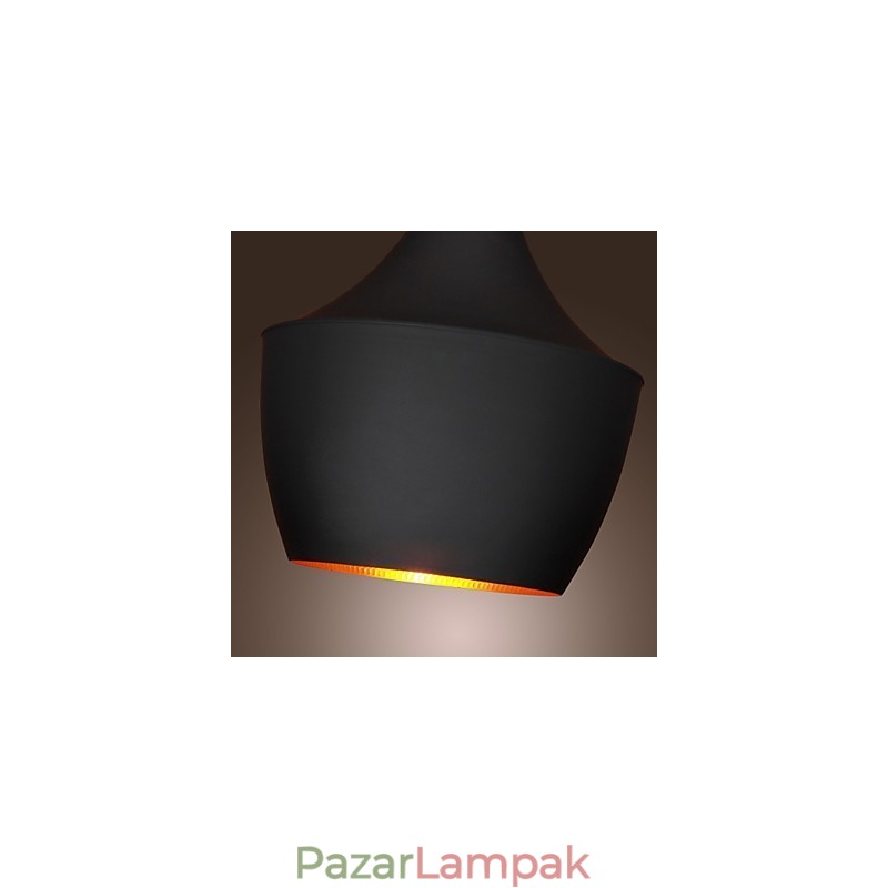 Függeszték Retro Vintage Tom Dixon Design fekete