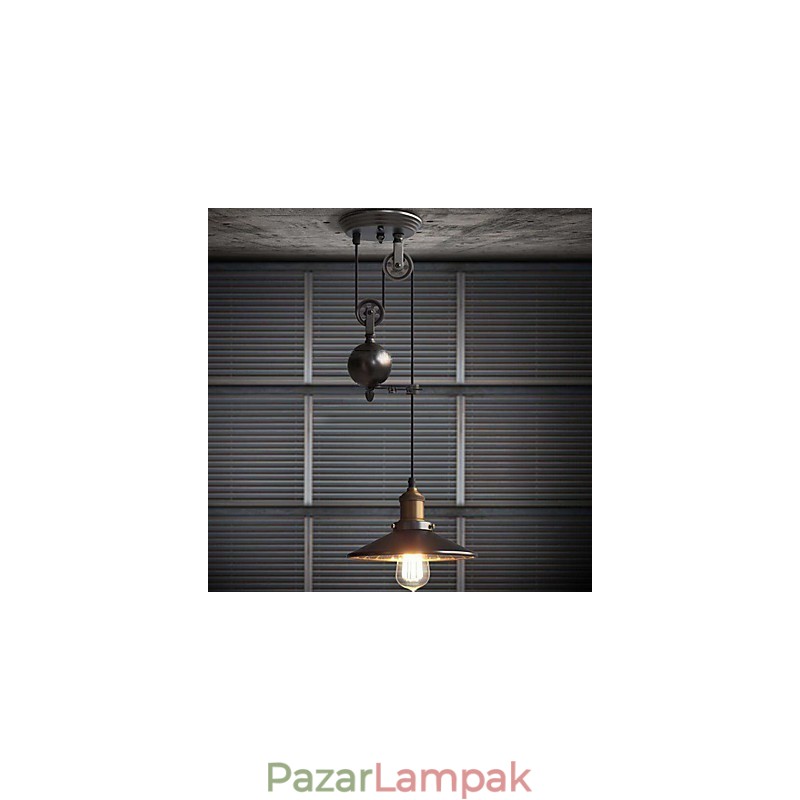 Függő lámpák Rusztikus Lodge Vintage Retro Country Garage Metal