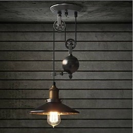 Függő lámpák Rusztikus Lodge Vintage Retro Country Garage Metal