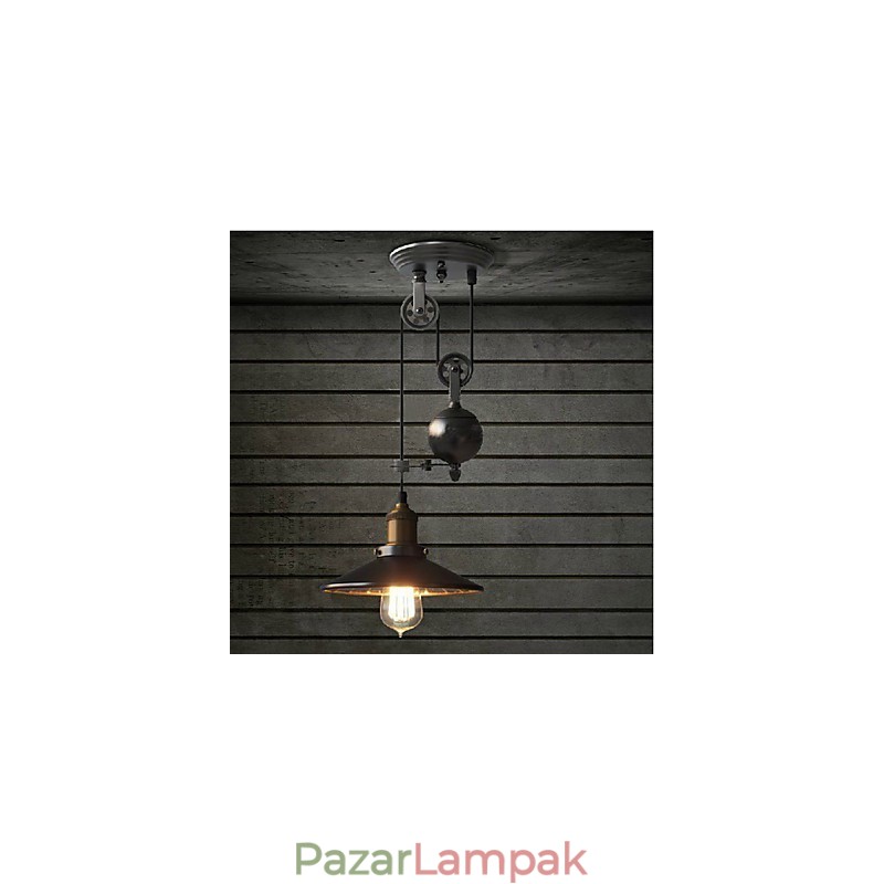 Függő lámpák Rusztikus Lodge Vintage Retro Country Garage Metal