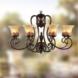 Csillár Függeszték 8 Lights Vintage Country Island fém+üveg