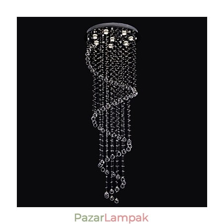 Csillár luxus modern kristály 8 lámpák Csillár luxus modern kristály 8 lámpák