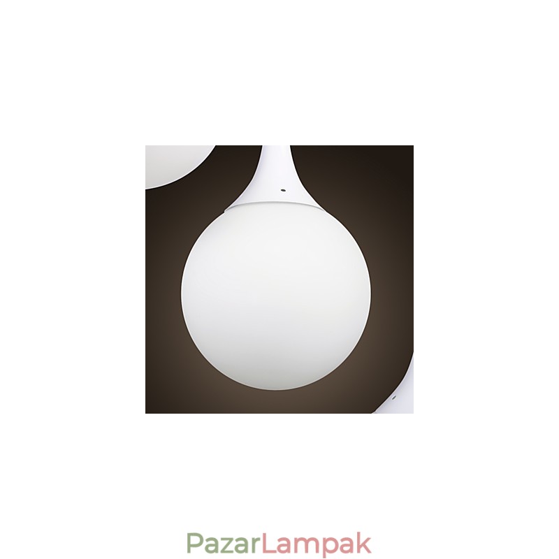 Modern, kortárs földgömb, galvanizált függőlámpa