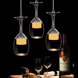 3 Light Modern Modern, Hagyományos Klasszikus Country Bowl Króm üvegcsillár függőlámpa