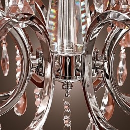 Csillár Crystal Modern 2 szintes Living 12 Lights
