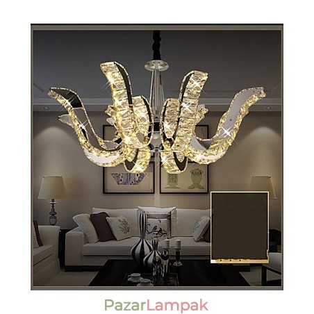 Kristály lámpa Modern luxus gyertya kristály függőlámpa Kristály lámpa Modern luxus gyertya kristály függőlámpa