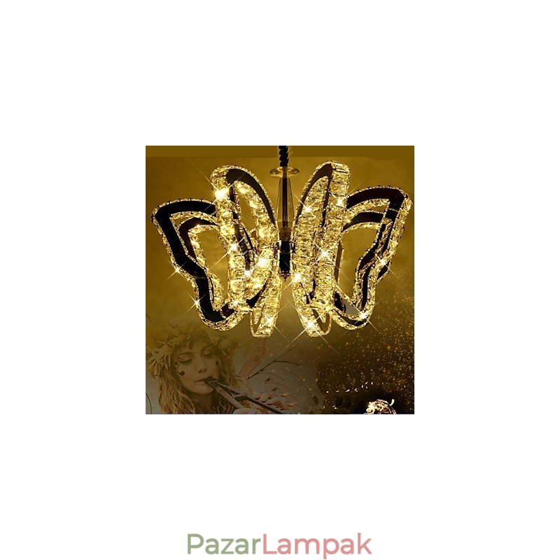 Pillangó lámpa Modern luxus kristálylámpa 8