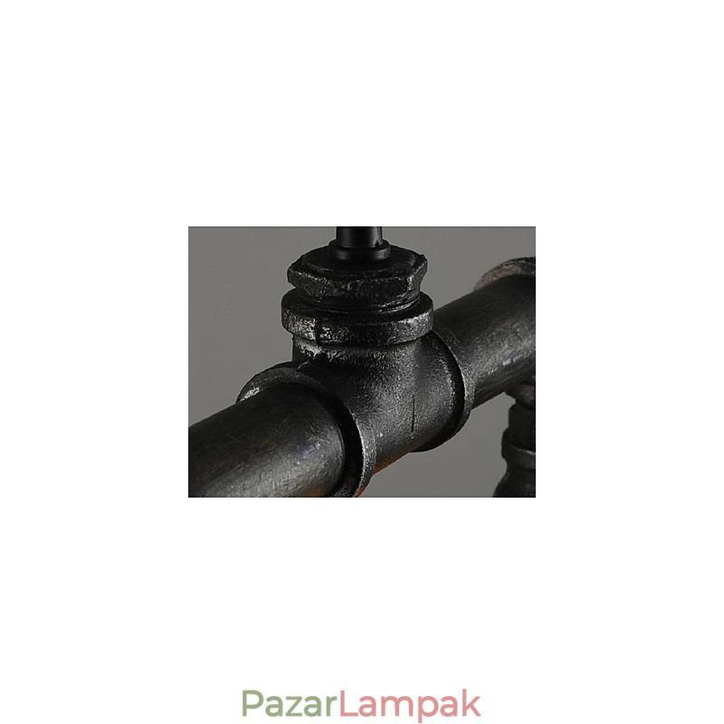 Hagyományos klasszikus vintage lámpás Country Retro mini stílusú festmény fém függesztőlámpás étkező