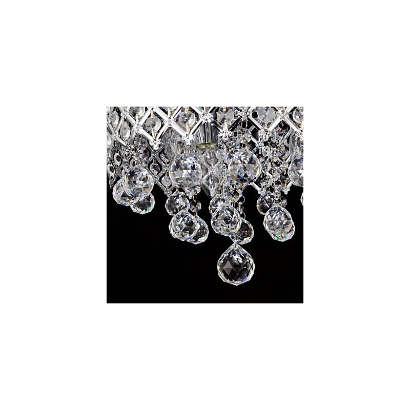 Hagyományos klasszikus kristály króm fém süllyesztett tartó