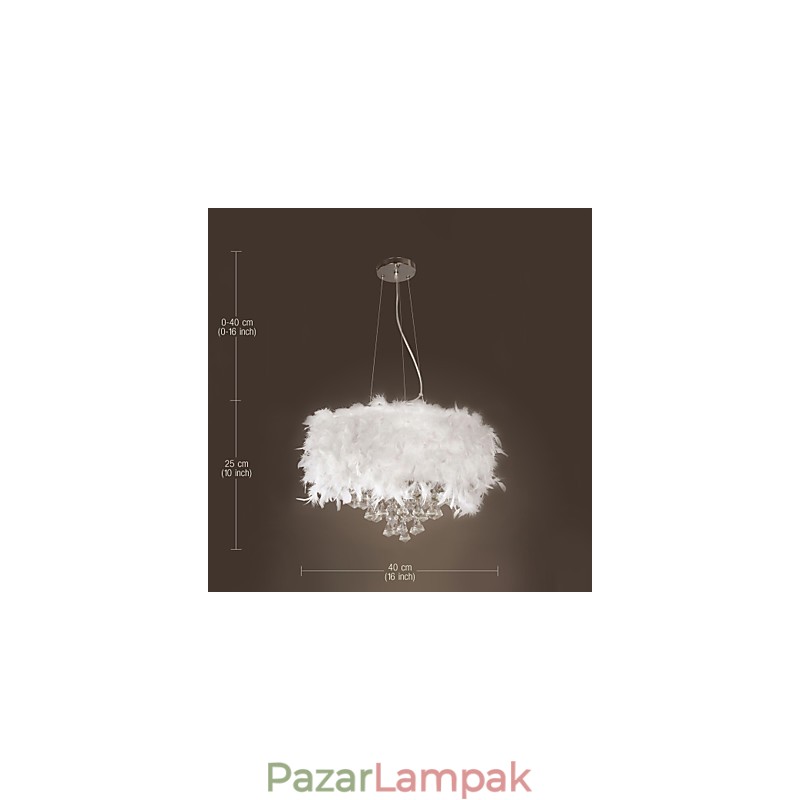 Modern, modern dobkristály mini stílusú, galvanizált függőlámpa
