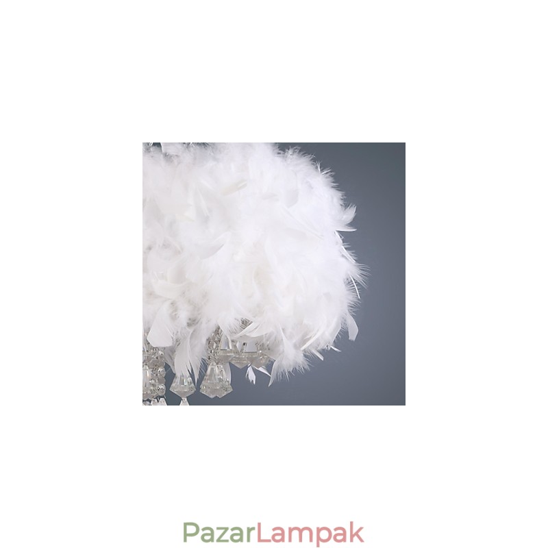 Modern, modern dobkristály mini stílusú, galvanizált függőlámpa