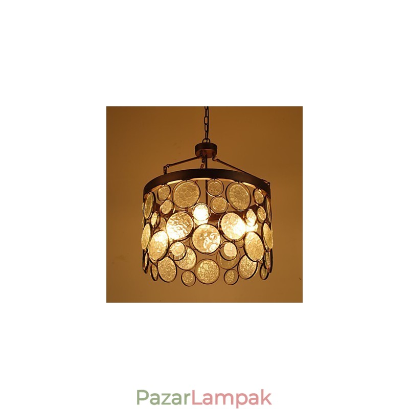 Vintage vas üvegcsillár