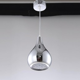 Modern, kortárs földgömb, galvanizált fém függőlámpa