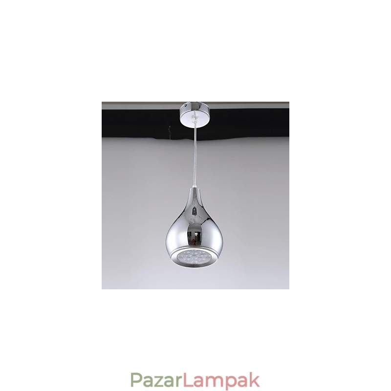 Modern, kortárs földgömb, galvanizált fém függőlámpa