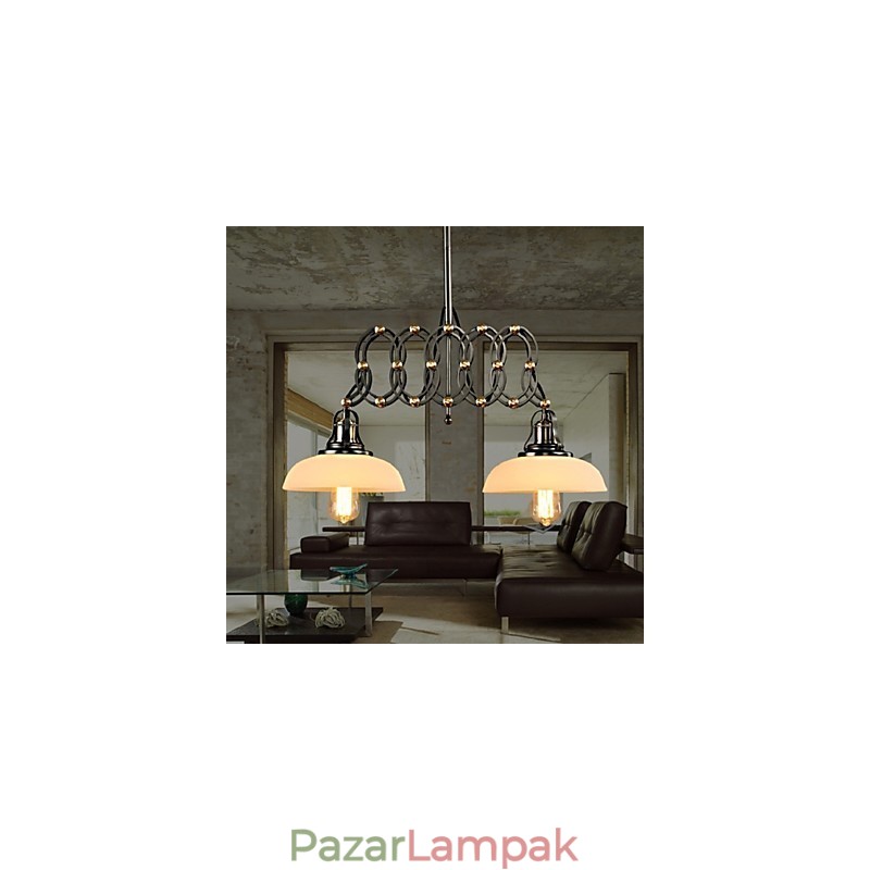 Vintage Stretch Függesztett Lámpák Ipari Cafe függesztett lámpatestek Világítás