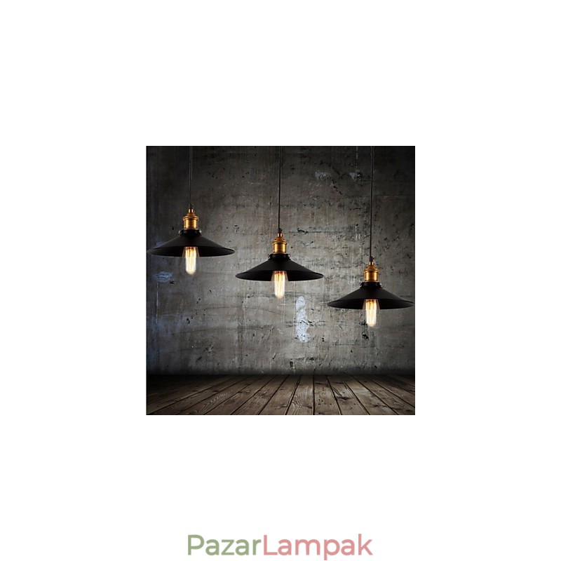 Európai stílusú retro klasszikus függőlámpa Art csepplámpa, amely az izzó átmérője 22 cm