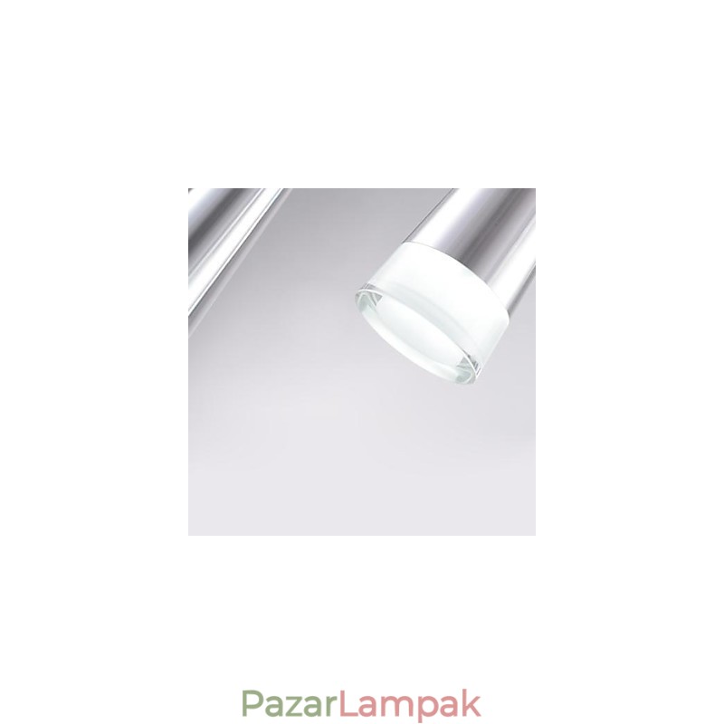 Modern, modern króm fém függőlámpa