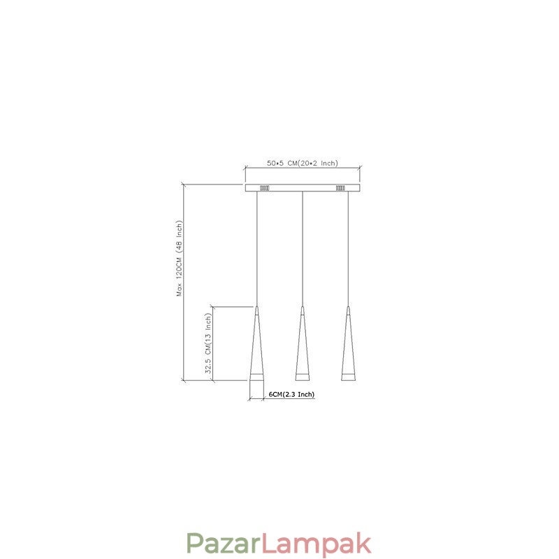 Modern, modern króm fém függőlámpa