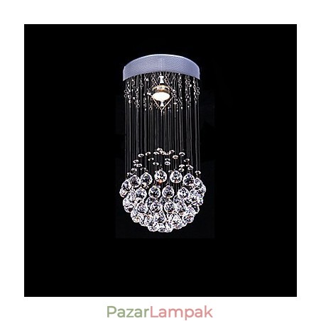 Modern, modern kristályból galvanizált fém csillár süllyesztett tartó Modern, modern kristályból galvanizált fém csillár süllyesztett tartó