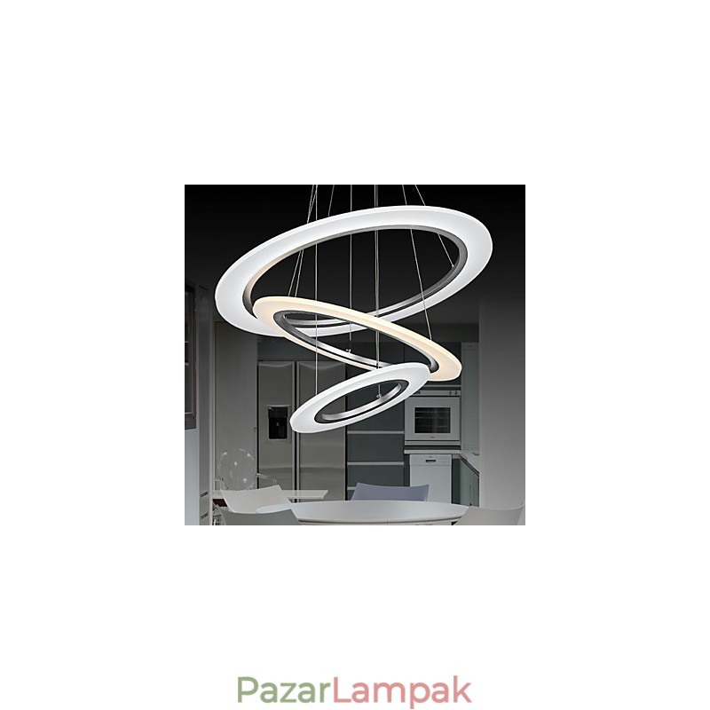 Akril függőlámpa csillár mennyezeti világítás barkács formával