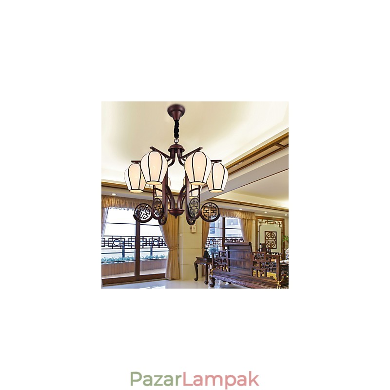 Rusztikus Lodge Vintage mini stílusú galvanizált fém csillár