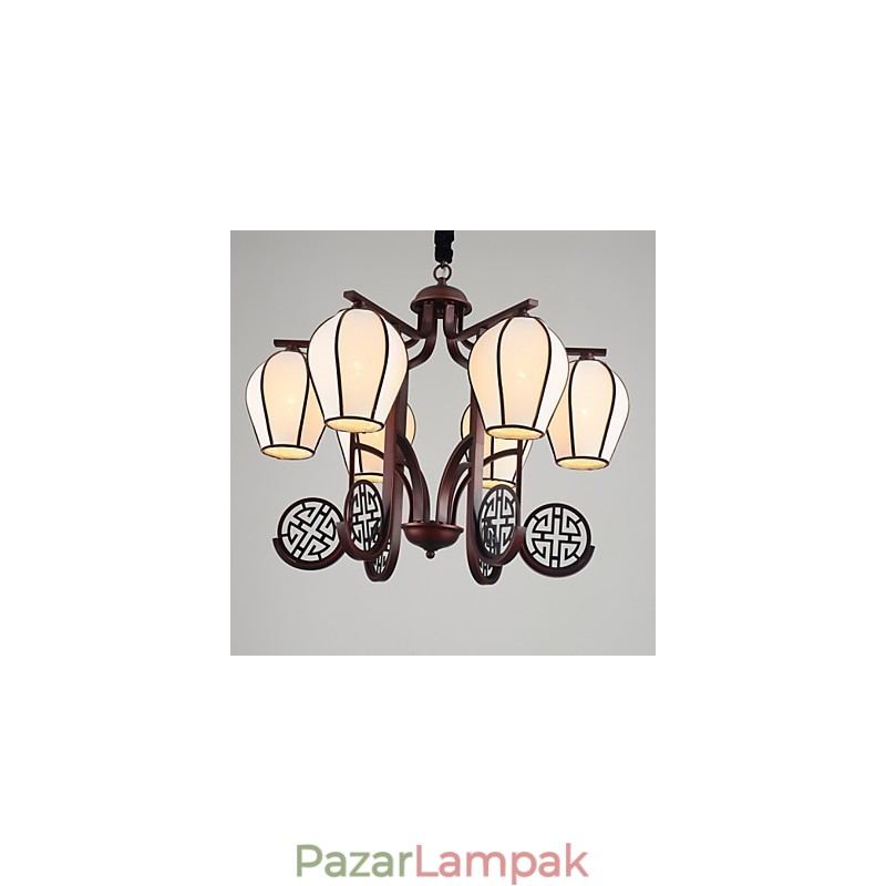 Rusztikus Lodge Vintage mini stílusú galvanizált fém csillár