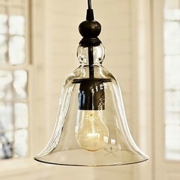 Hagyományos klasszikus Vintage Bowl mini stílusú galvanizált függőlámpa