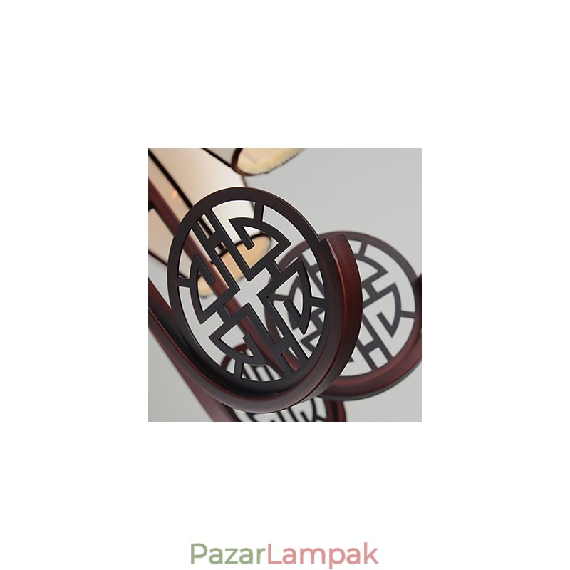 Rusztikus Lodge Vintage mini stílusú galvanizált fém csillár